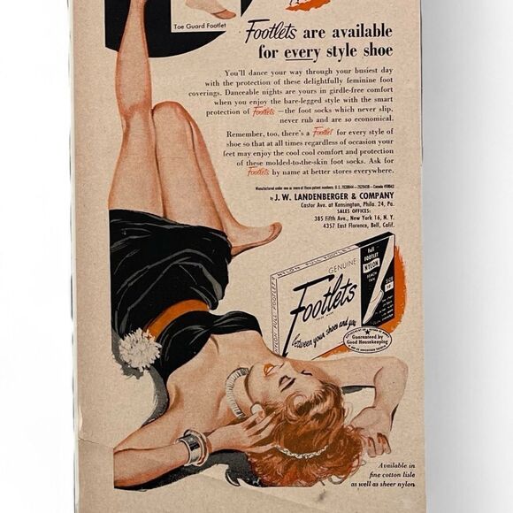 Vintage 1940’s 1950’s Coca-Cola Hosiery Sponge Hawaii Tourism Print Ads - Picture 9 of 16